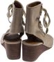 Chloé Pre-owned Canvas sandals Beige Dames - Thumbnail 4