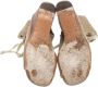 Chloé Pre-owned Canvas sandals Beige Dames - Thumbnail 5