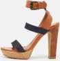 Chloé Pre-owned Canvas sandals Brown Dames - Thumbnail 2