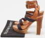 Chloé Pre-owned Canvas sandals Brown Dames - Thumbnail 9