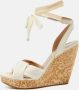 Chloé Pre-owned Canvas sandals White Dames - Thumbnail 2