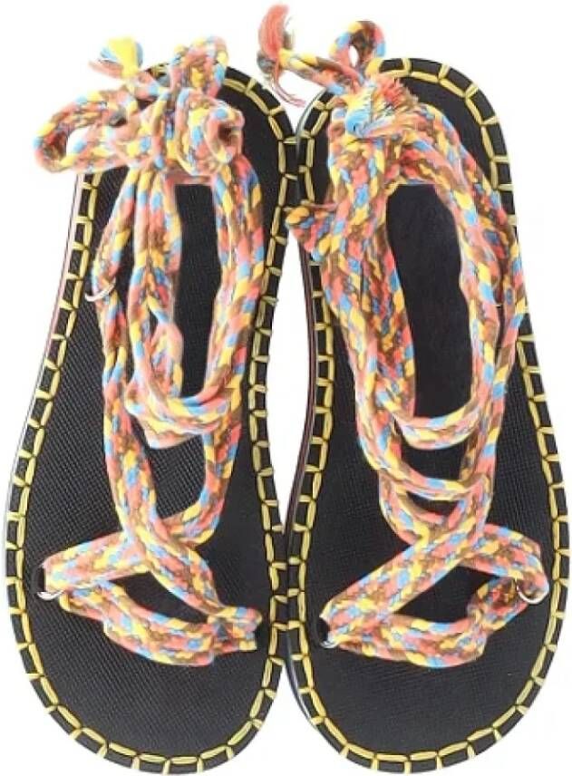 Chloé Pre-owned Cotton sandals Multicolor Dames