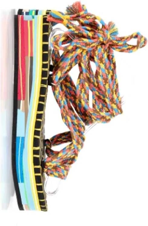 Chloé Pre-owned Cotton sandals Multicolor Dames