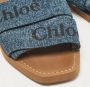 Chloé Pre-owned Denim sandals Blue Dames - Thumbnail 6