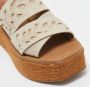 Chloé Pre-owned Denim sandals Gray Dames - Thumbnail 7