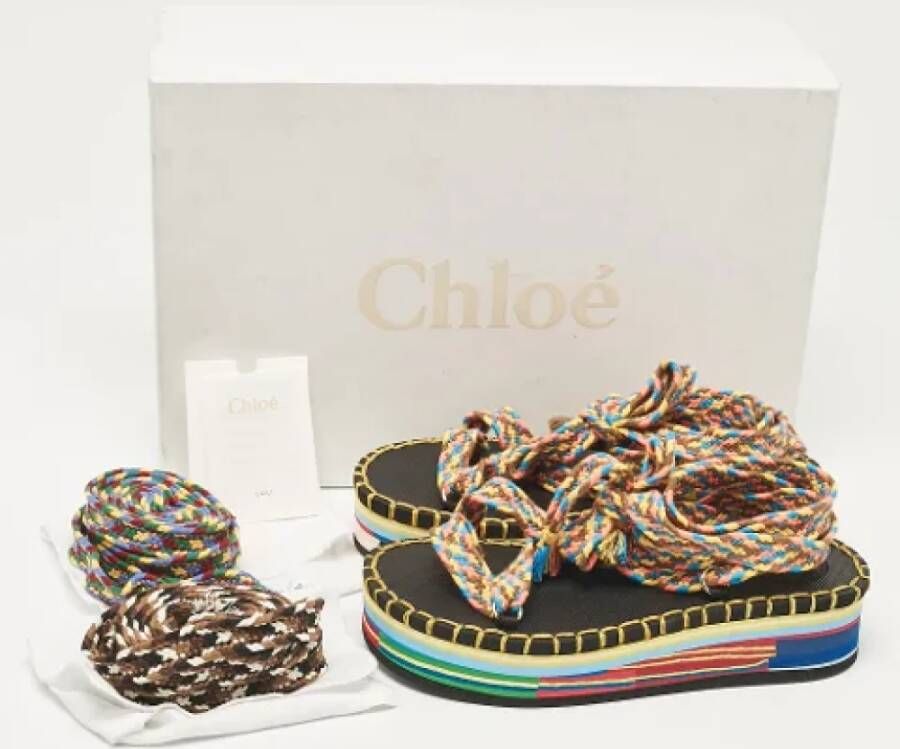 Chloé Pre-owned Fabric sandals Multicolor Dames