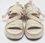 Chloé Pre-owned Fabric sandals White Dames - Thumbnail 3