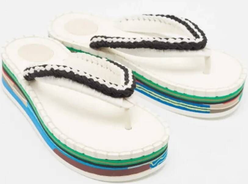 Chloé Pre-owned Fabric sandals White Dames