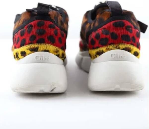 Chloé Pre-owned Faux Fur sneakers Multicolor Dames