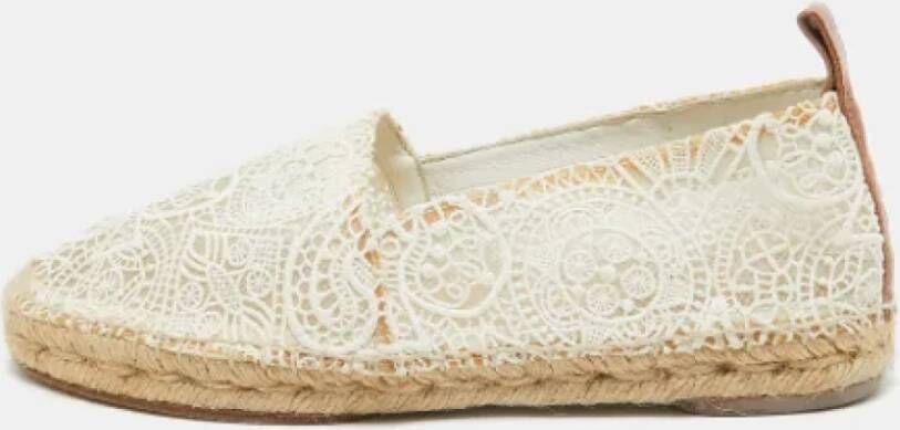 Chloé Pre-owned Lace flats White Dames