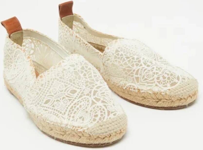 Chloé Pre-owned Lace flats White Dames