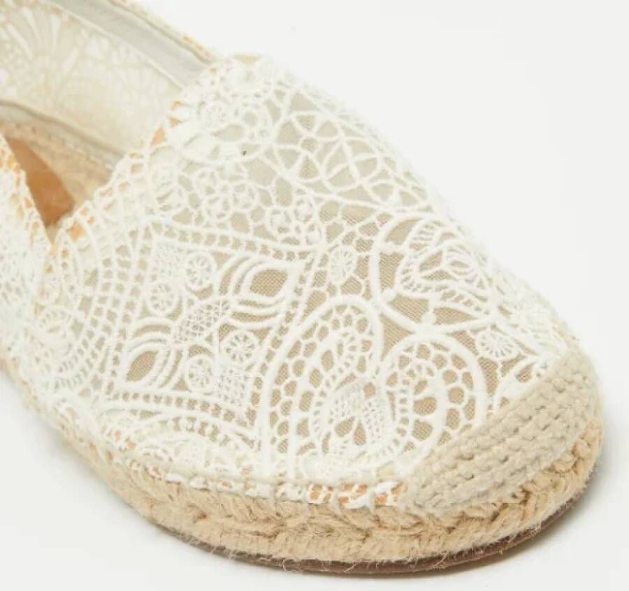 Chloé Pre-owned Lace flats White Dames