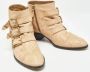 Chloé Pre-owned Leather boots Beige Dames - Thumbnail 4