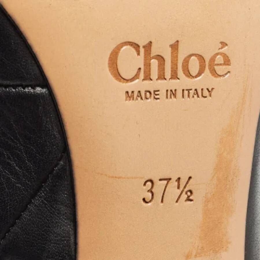 Chloé Pre-owned Leather boots Black Dames