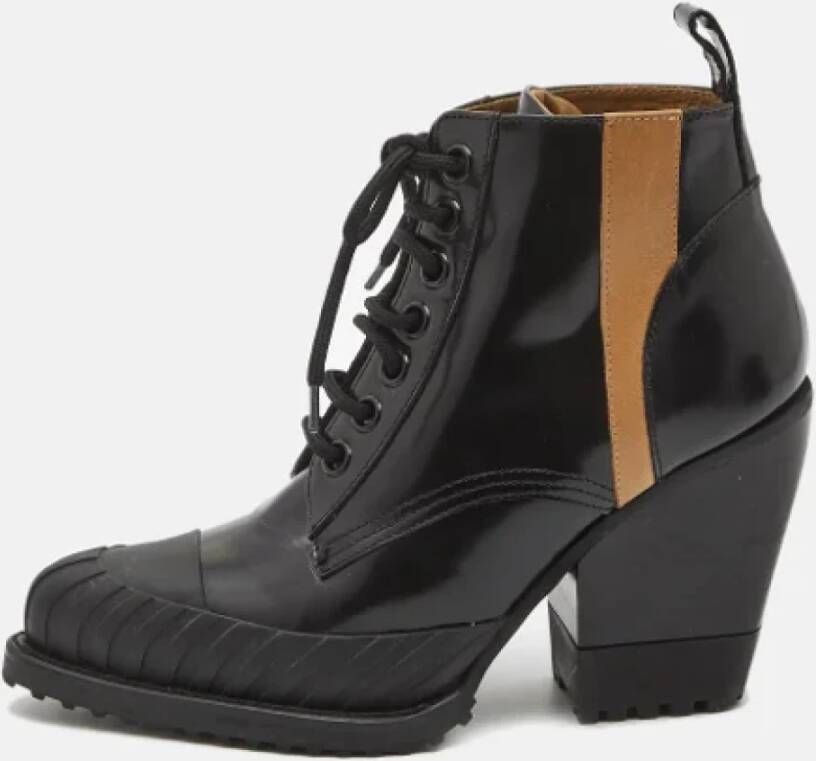 Chloé Pre-owned Leather boots Black Dames