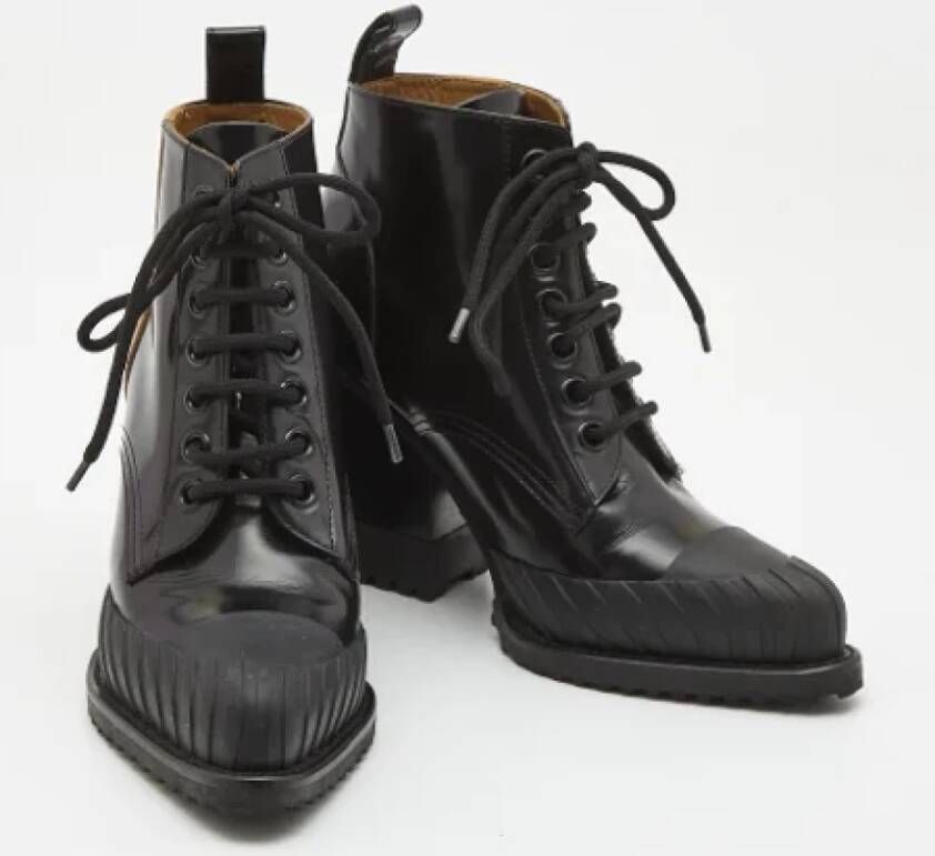 Chloé Pre-owned Leather boots Black Dames