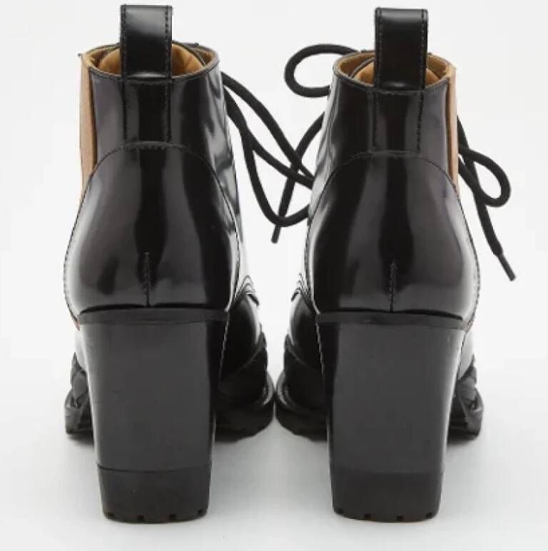 Chloé Pre-owned Leather boots Black Dames