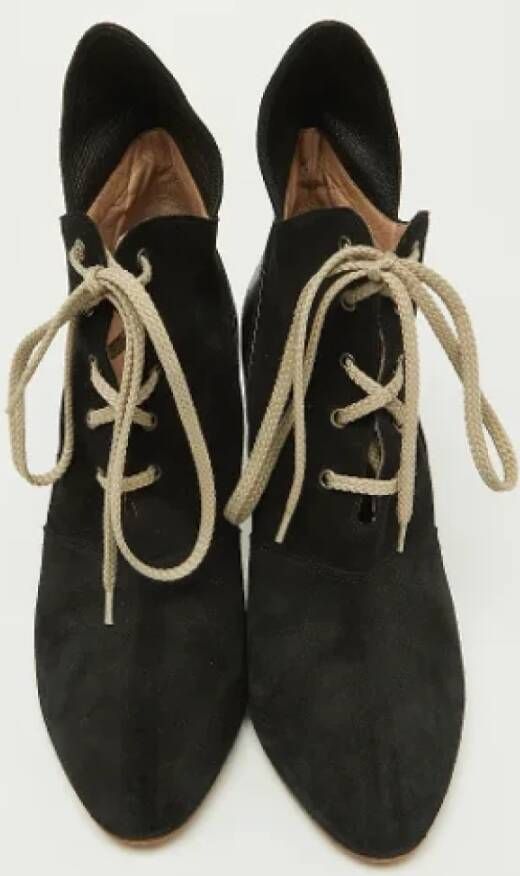 Chloé Pre-owned Leather boots Black Dames