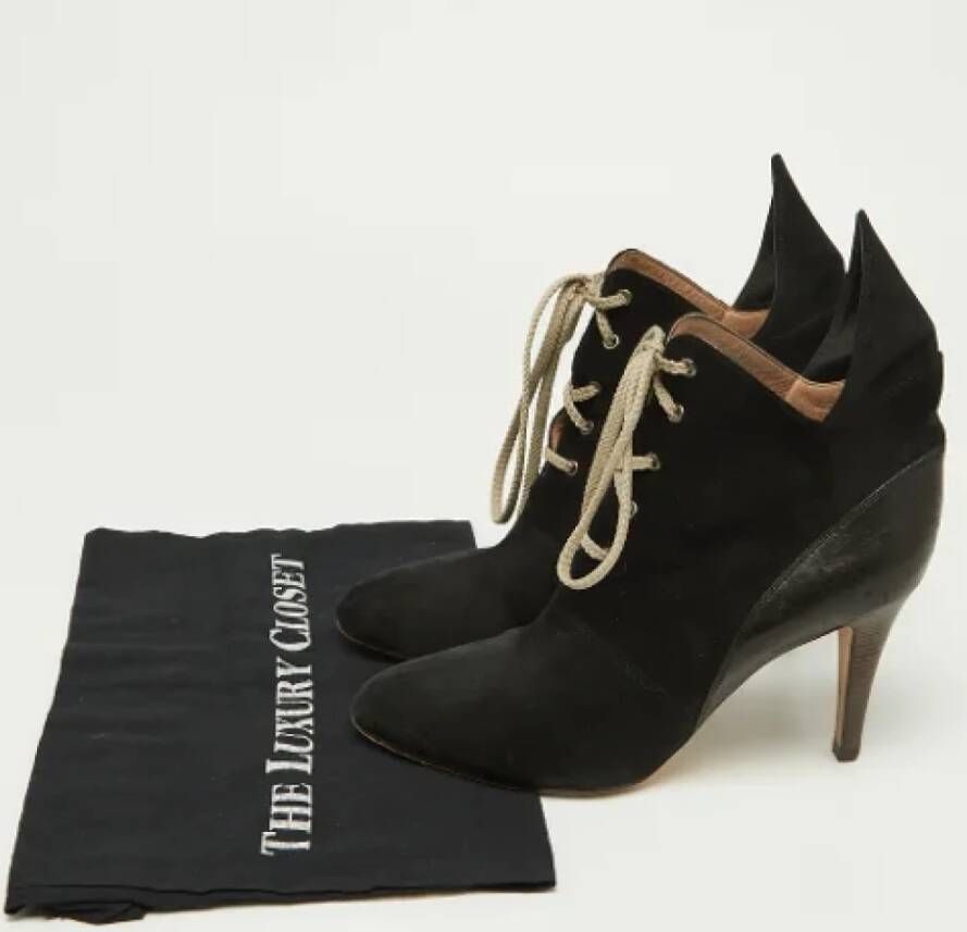 Chloé Pre-owned Leather boots Black Dames