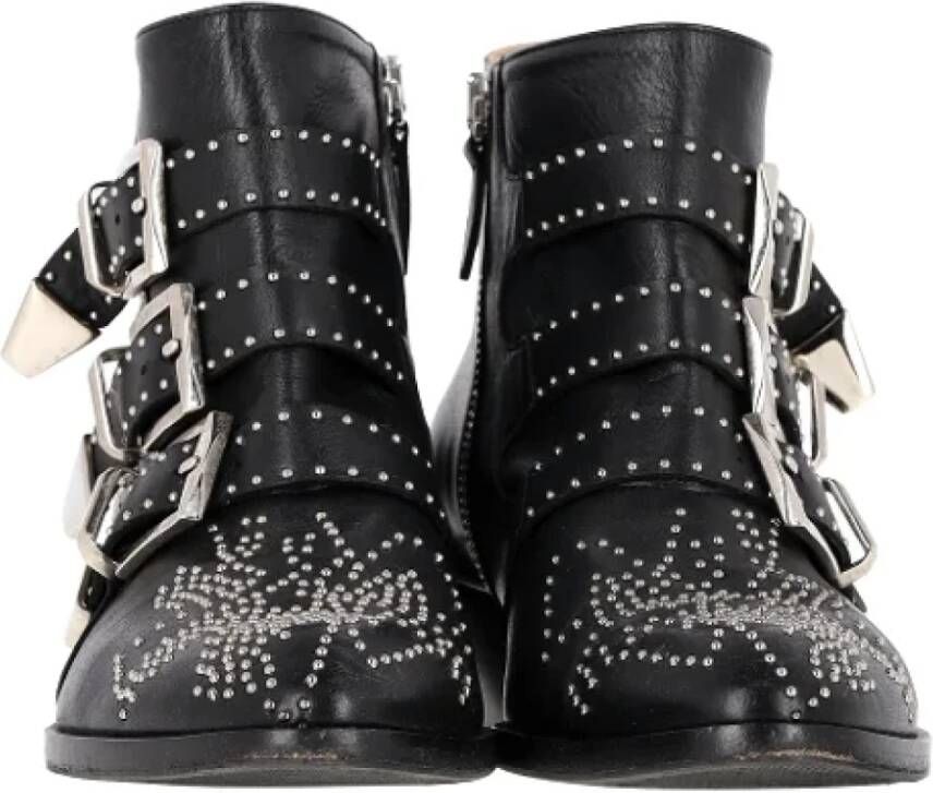 Chloé Pre-owned Leather boots Black Dames