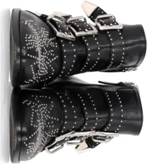 Chloé Pre-owned Leather boots Black Dames