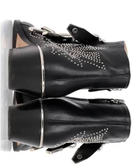 Chloé Pre-owned Leather boots Black Dames