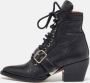 Chloé Pre-owned Leather boots Black Dames - Thumbnail 2