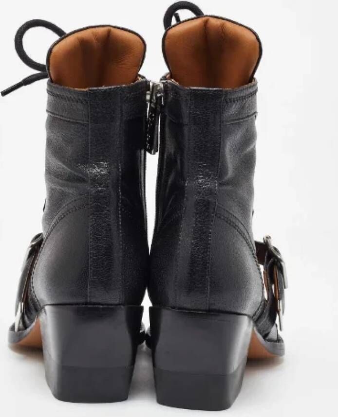 Chloé Pre-owned Leather boots Black Dames