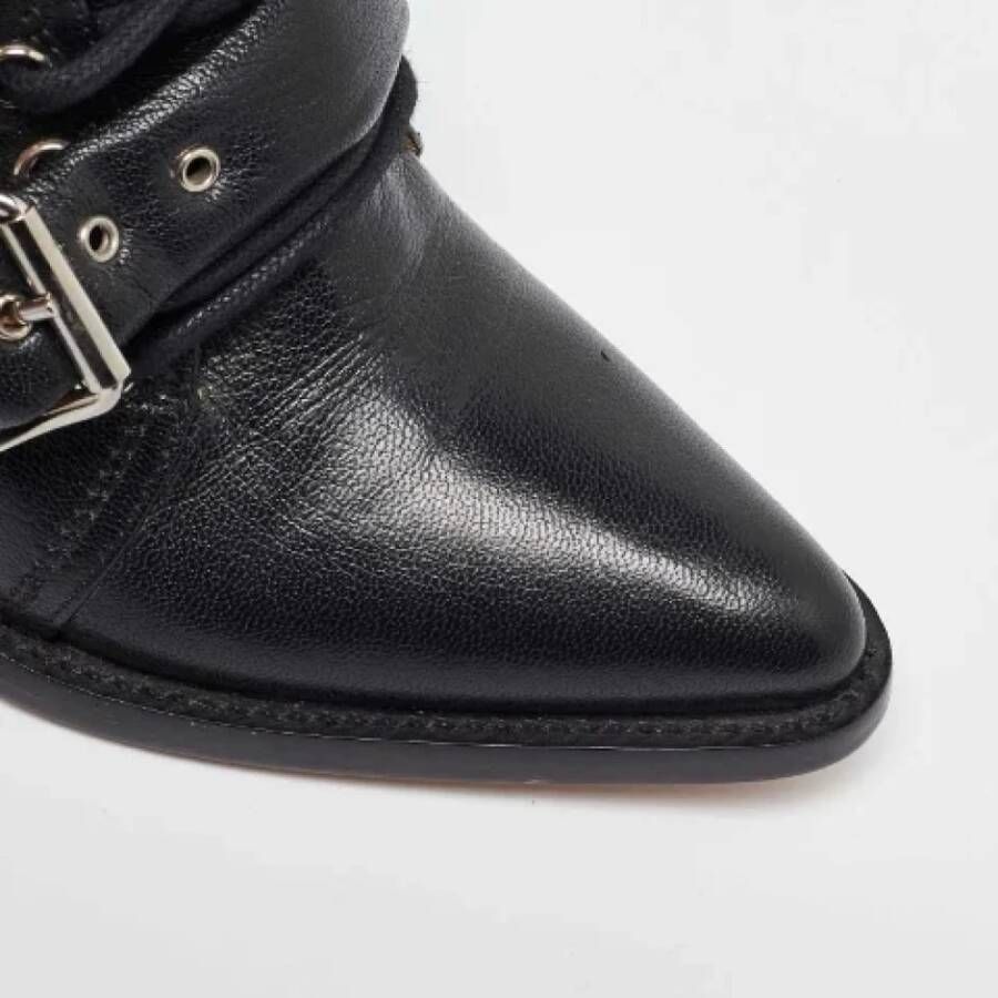 Chloé Pre-owned Leather boots Black Dames