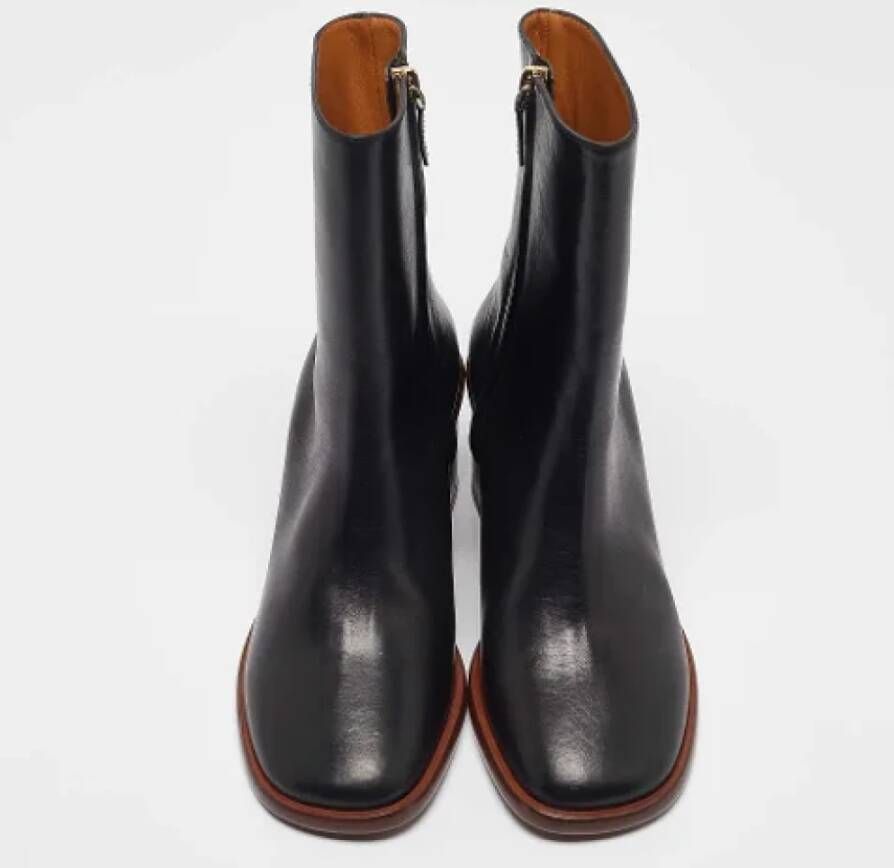 Chloé Pre-owned Leather boots Black Dames