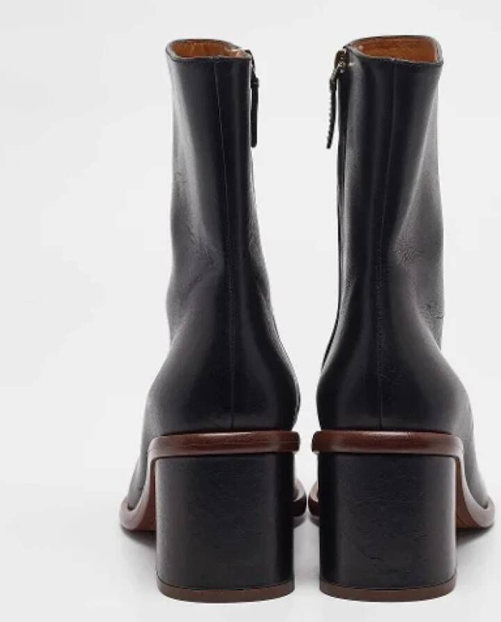 Chloé Pre-owned Leather boots Black Dames