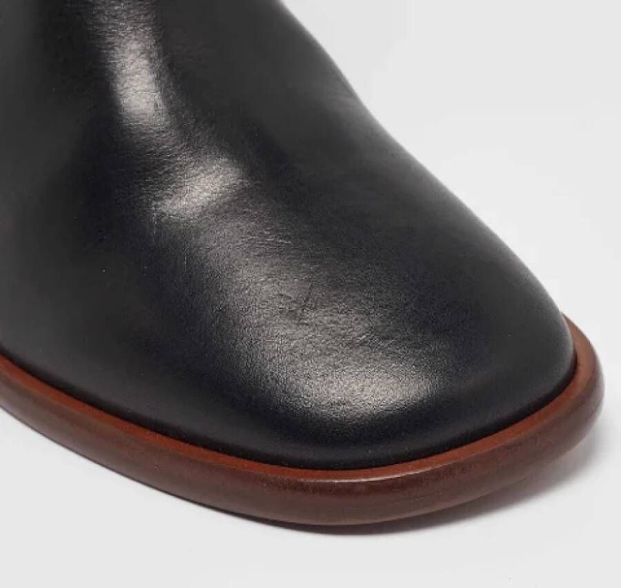 Chloé Pre-owned Leather boots Black Dames