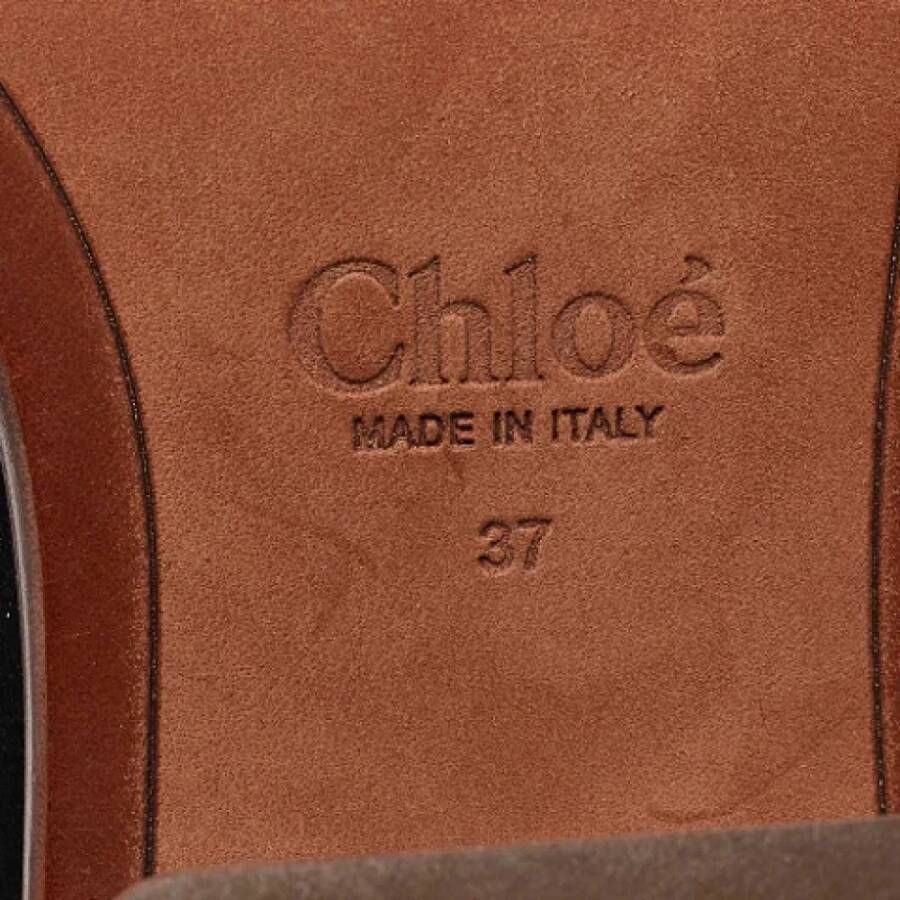 Chloé Pre-owned Leather boots Black Dames