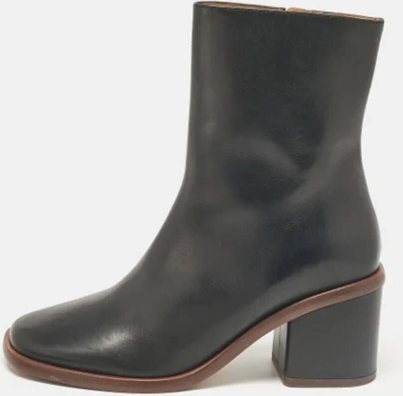 Chloé Pre-owned Leather boots Black Dames