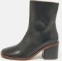 Chloé Pre-owned Leather boots Black Dames - Thumbnail 2