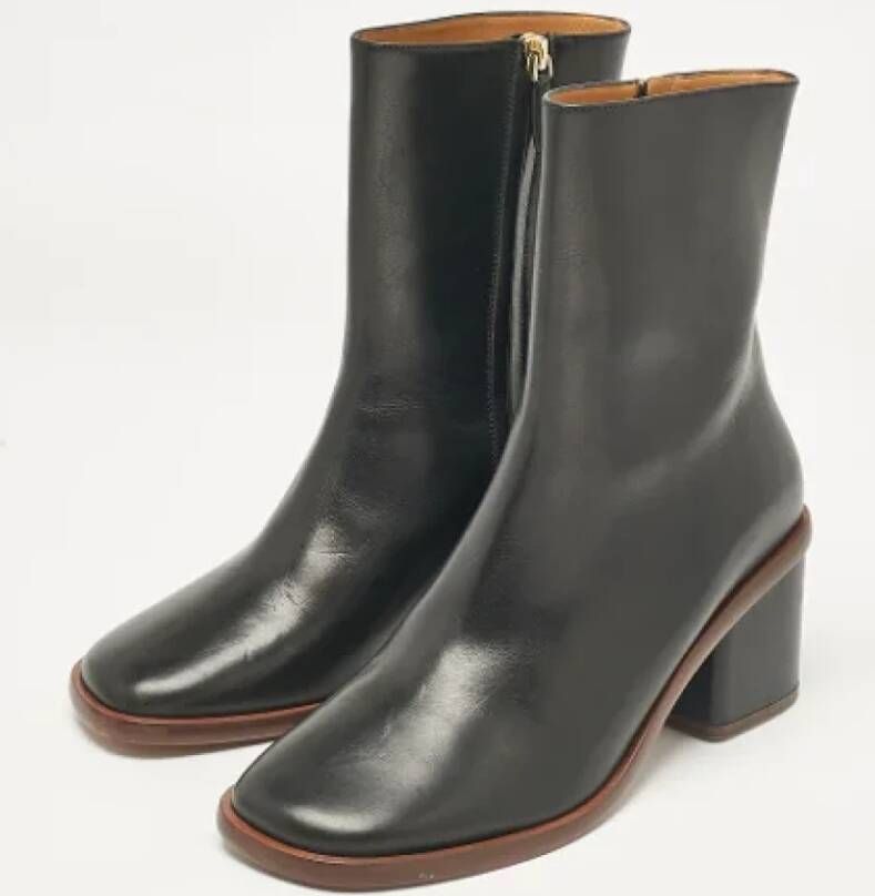 Chloé Pre-owned Leather boots Black Dames