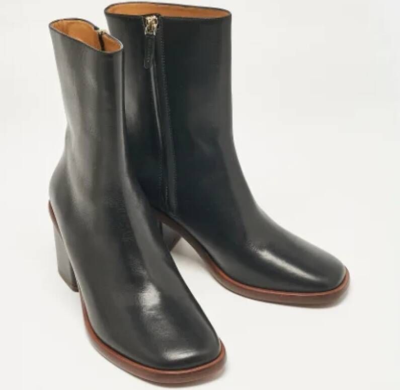 Chloé Pre-owned Leather boots Black Dames