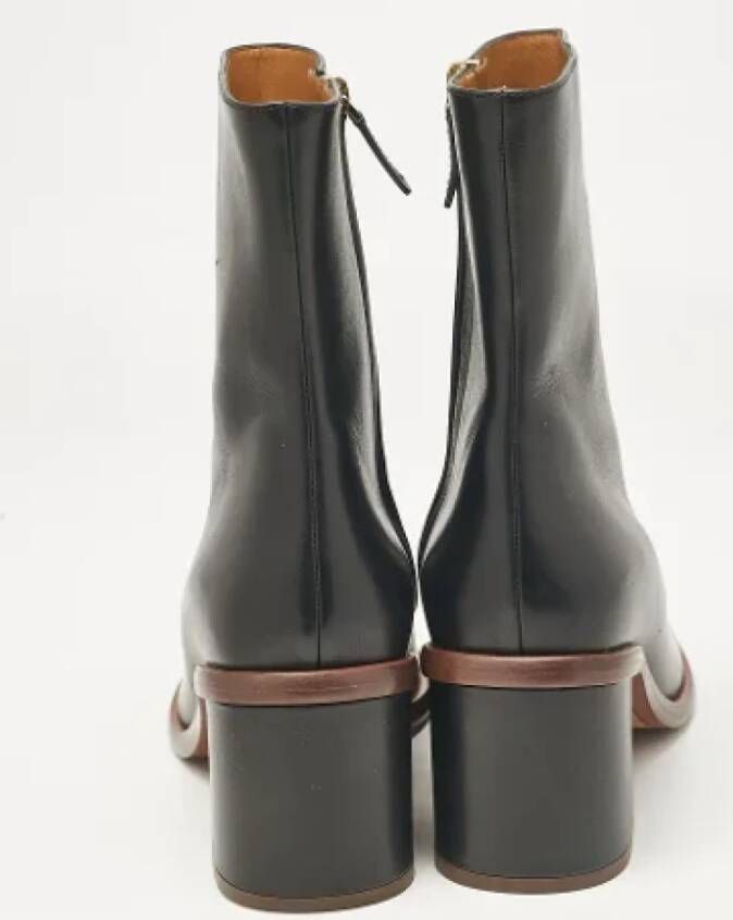 Chloé Pre-owned Leather boots Black Dames