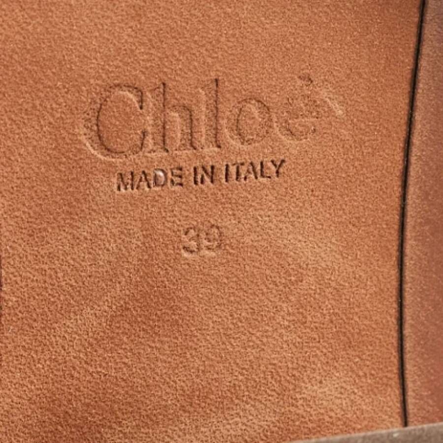 Chloé Pre-owned Leather boots Black Dames