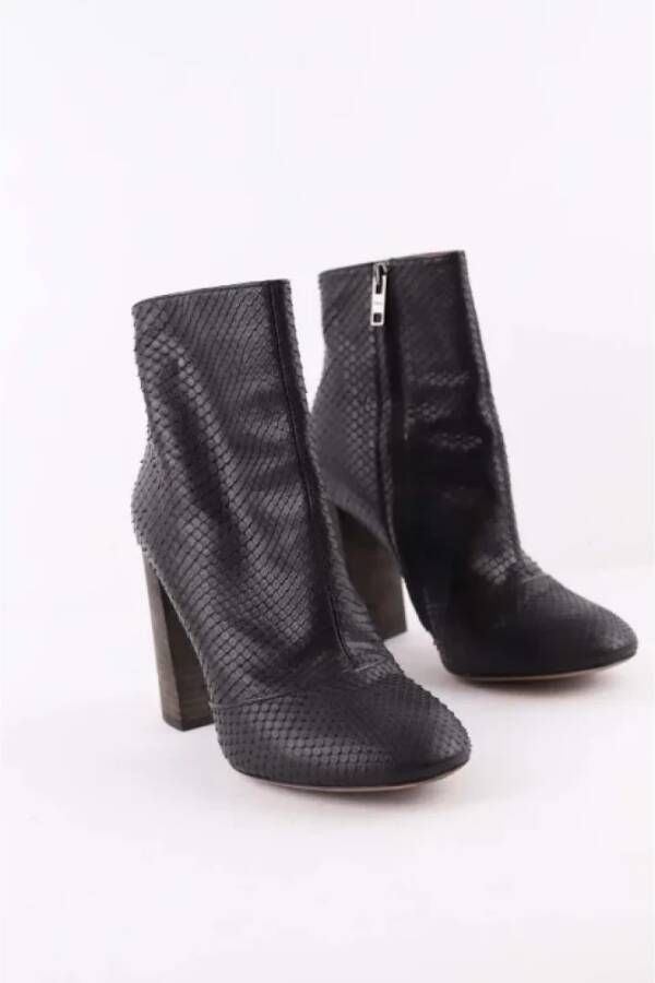 Chloé Pre-owned Leather boots Black Dames