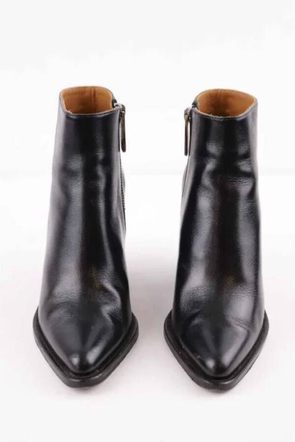 Chloé Pre-owned Leather boots Black Dames