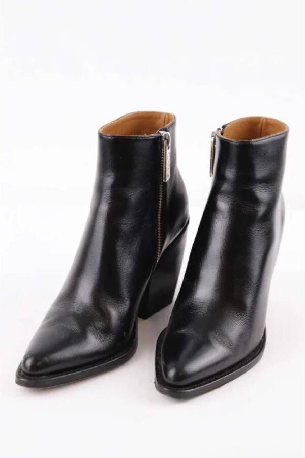 Chloé Pre-owned Leather boots Black Dames