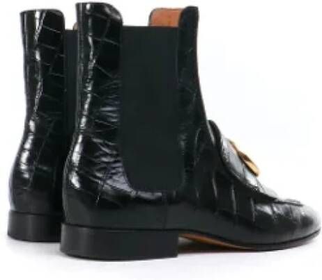 Chloé Pre-owned Leather boots Black Dames