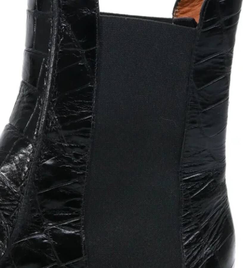 Chloé Pre-owned Leather boots Black Dames