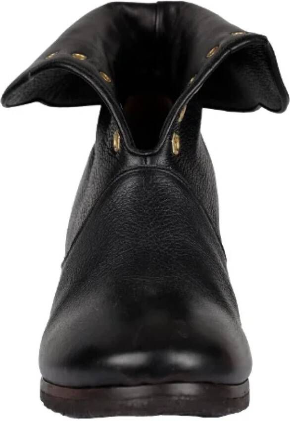 Chloé Pre-owned Leather boots Black Dames