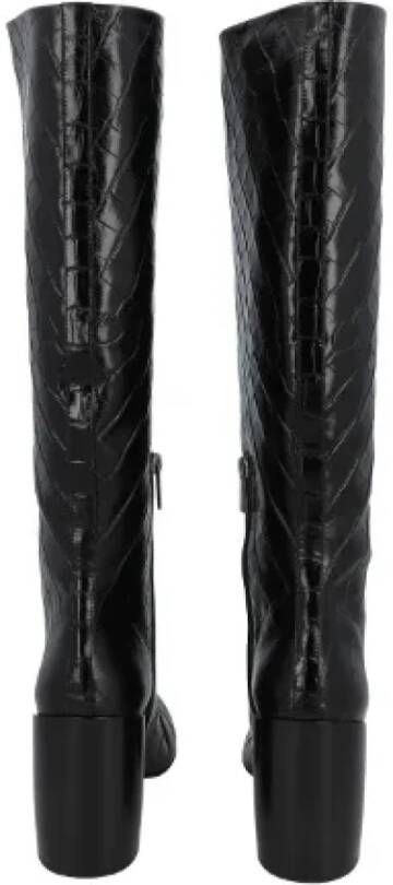 Chloé Pre-owned Leather boots Black Dames