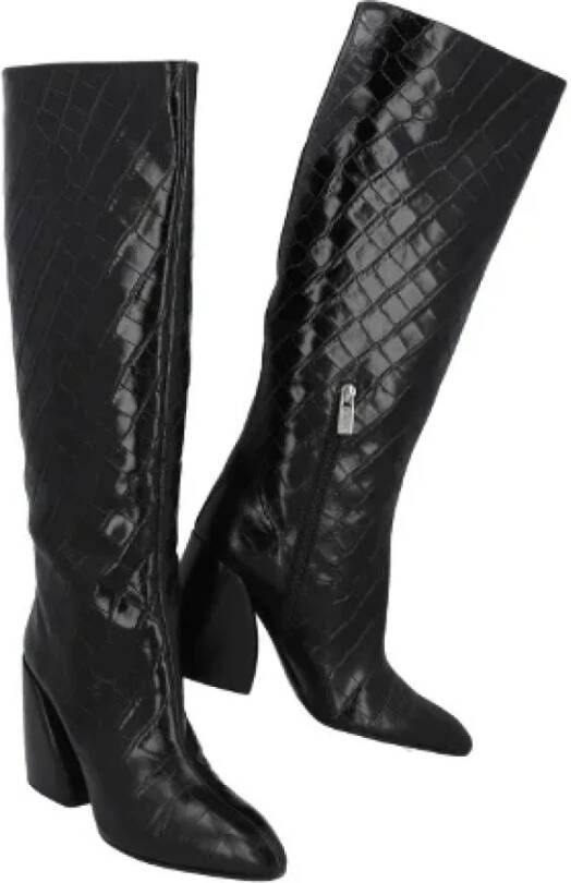 Chloé Pre-owned Leather boots Black Dames