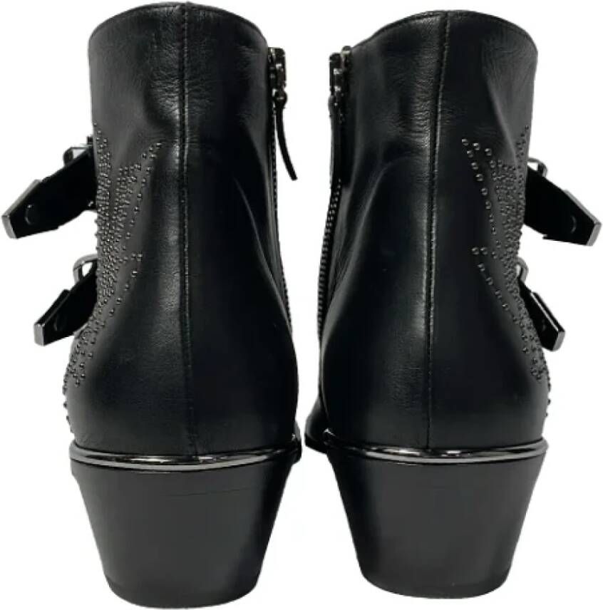 Chloé Pre-owned Leather boots Black Dames