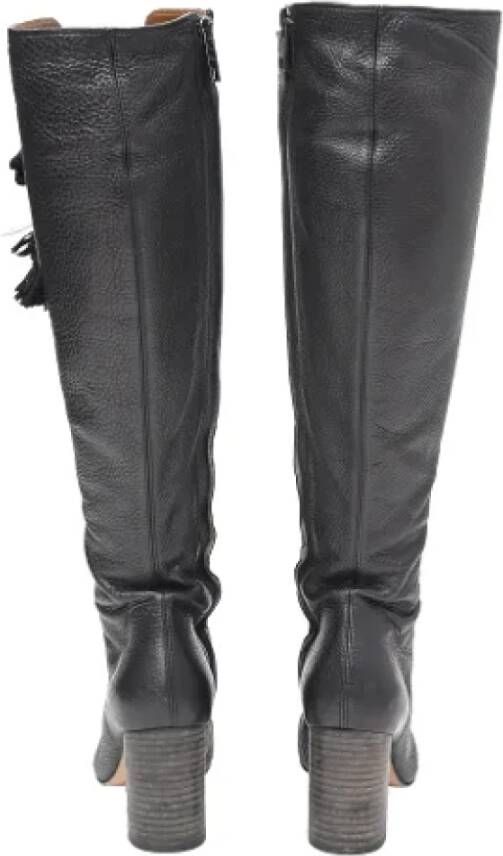 Chloé Pre-owned Leather boots Black Dames