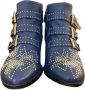 Chloé Pre-owned Leather boots Blue Dames - Thumbnail 3